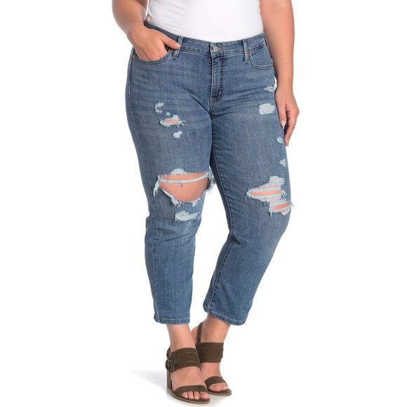 Levi's Denim - Levi's Distressed Boyfriend Jeans 24W